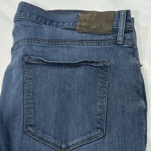 Paige Lennox Men Jeans Blue Slim Fit Stretch Denim Dark Wash Classic Sz‎ 36X32